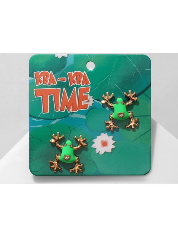 Серьги эмаль 