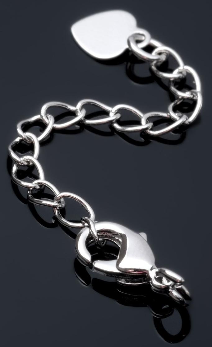 Замок-карабин родированный 10мм 