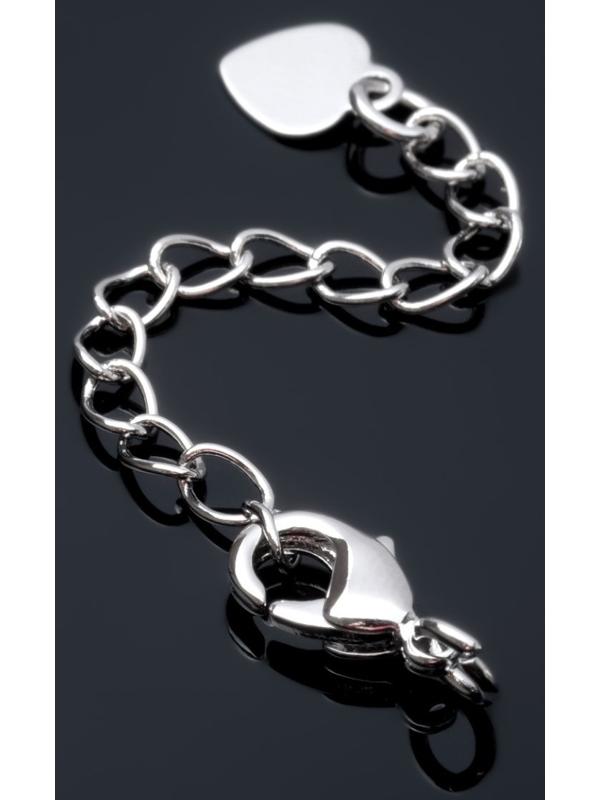 Замок-карабин родированный 10мм 