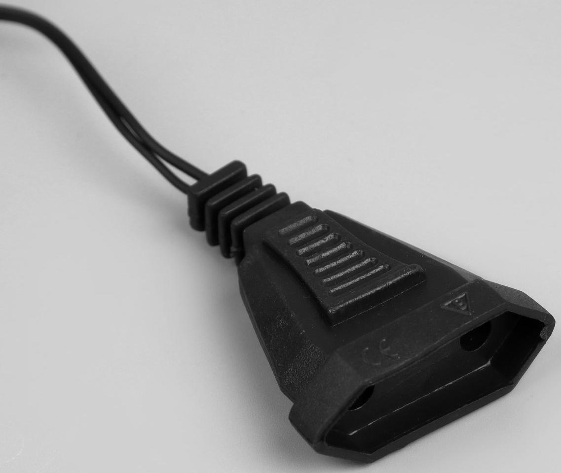 Удлинитель для комнатных гирлянд, 1.5 м, тёмная нить, УМС-вилка