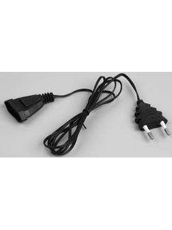 Удлинитель для комнатных гирлянд, 1.5 м, тёмная нить, УМС-вилка