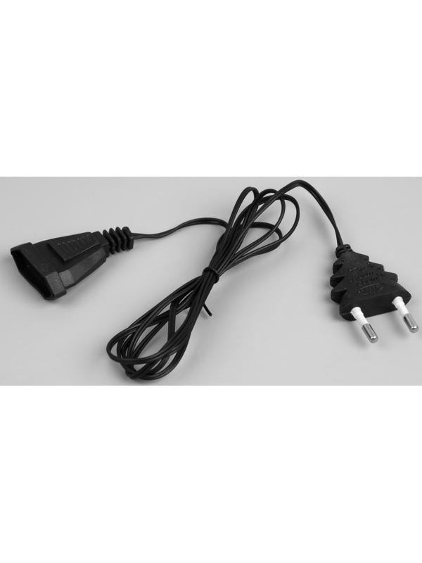 Удлинитель для комнатных гирлянд, 1.5 м, тёмная нить, УМС-вилка