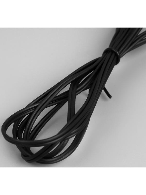 Удлинитель для комнатных гирлянд, 1.5 м, тёмная нить, УМС-вилка