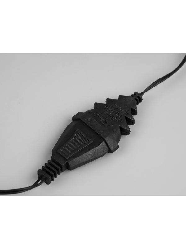 Удлинитель для комнатных гирлянд, 1.5 м, тёмная нить, УМС-вилка