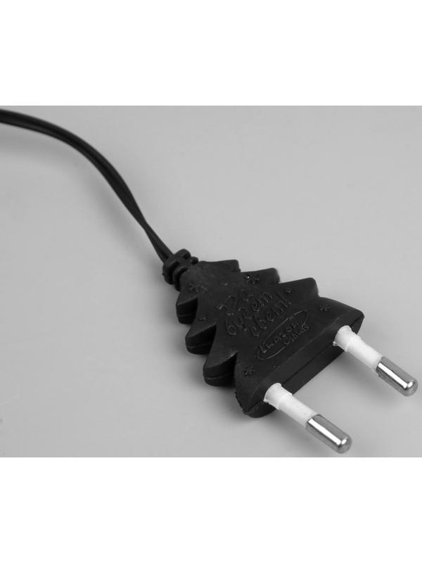 Удлинитель для комнатных гирлянд, 1.5 м, тёмная нить, УМС-вилка