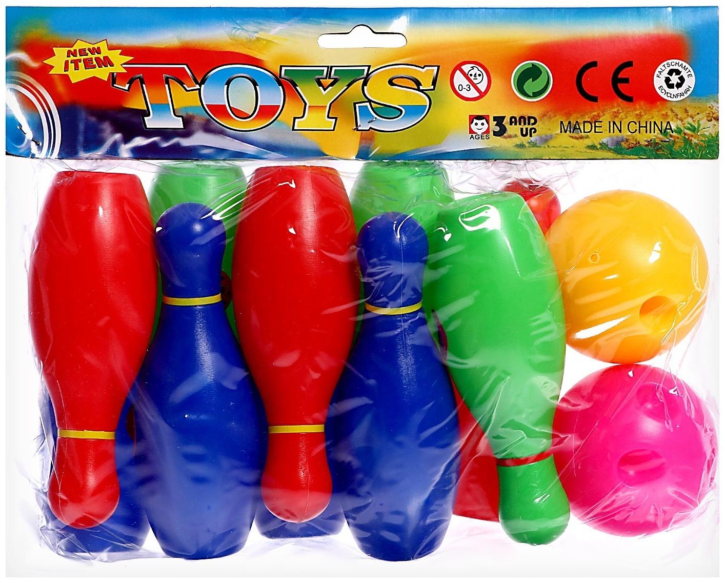 Набор «Боулинг», 7 кеглей, 2 шара