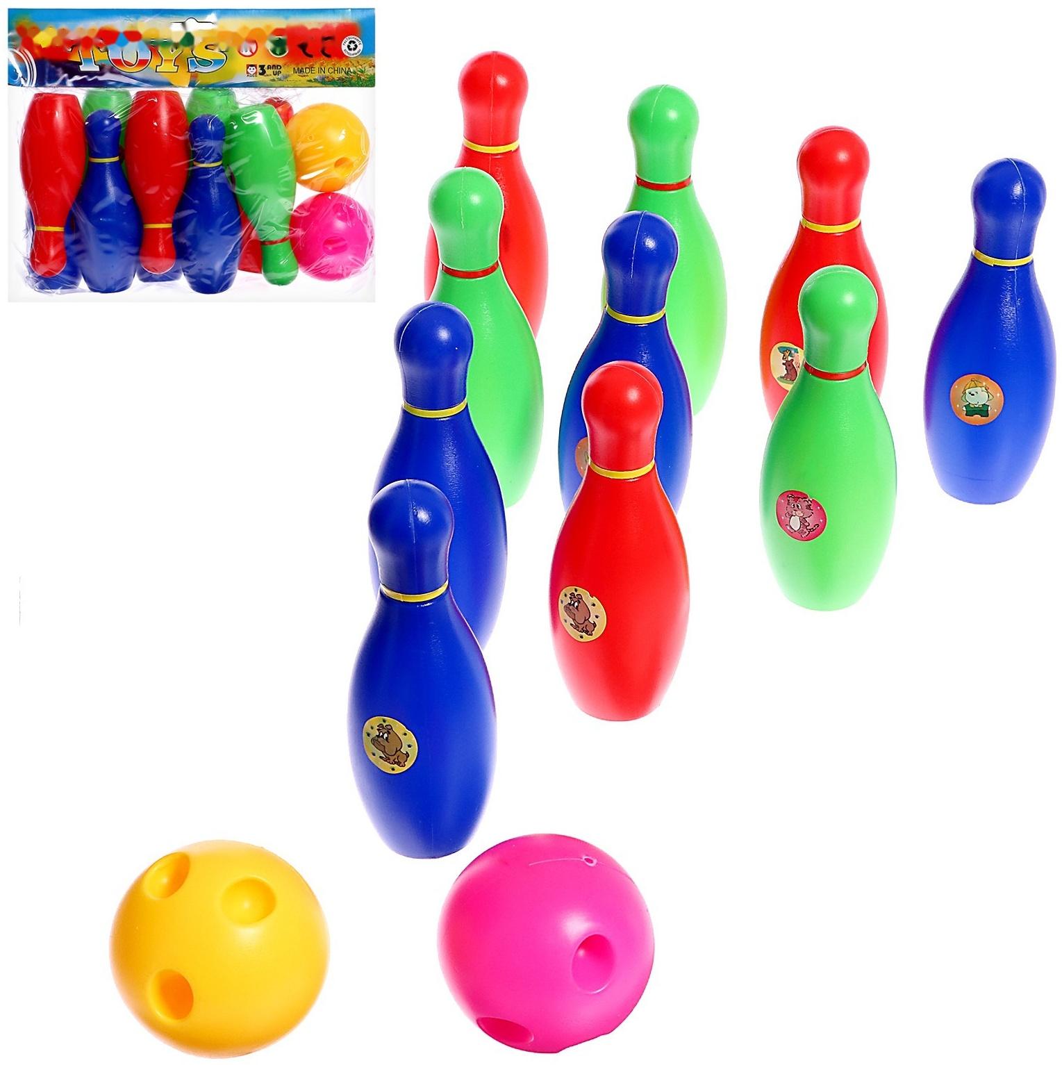 Набор «Боулинг», 7 кеглей, 2 шара