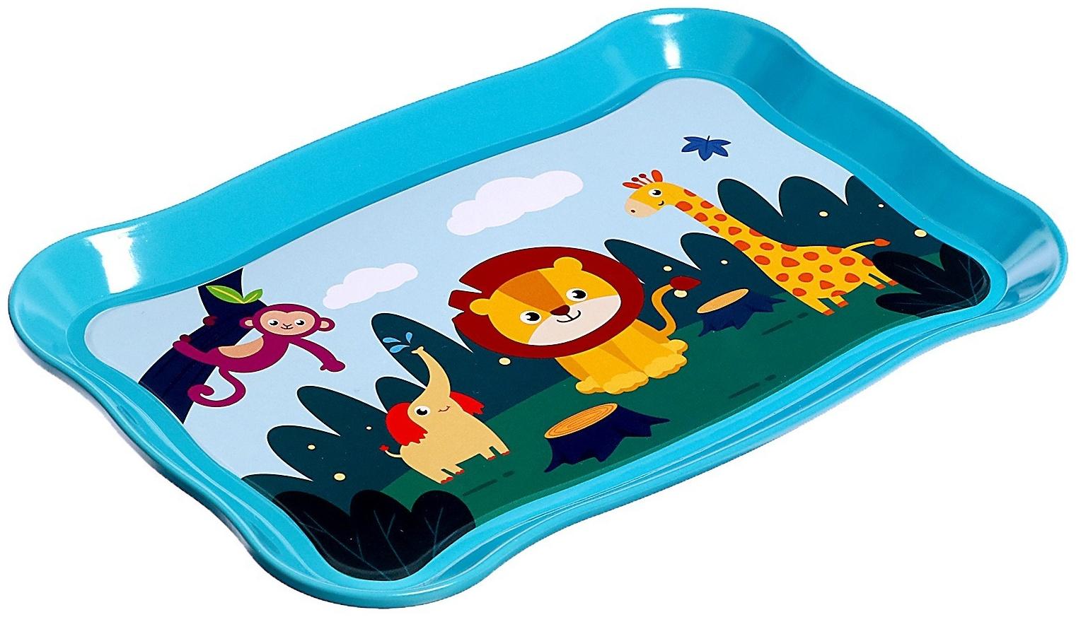 Набор металлической посуды «Зверята», 14 предметов, цвет МИКС