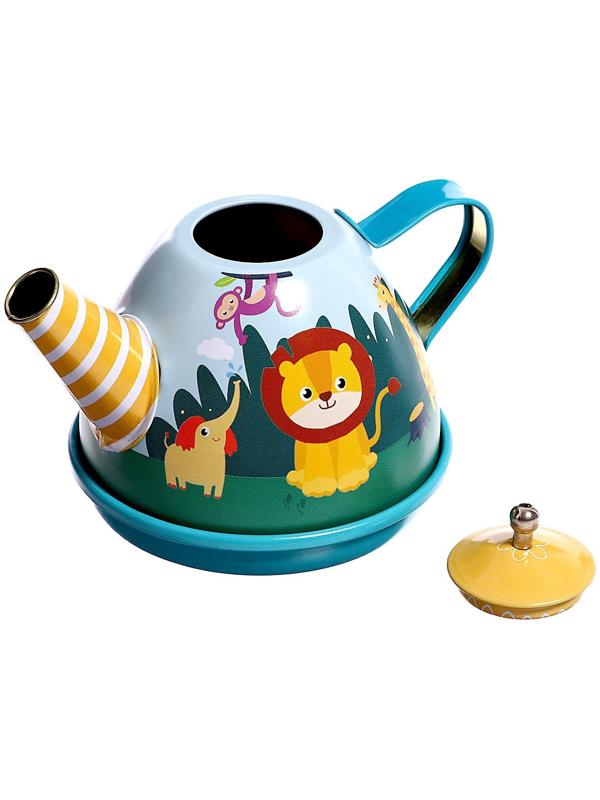 Набор металлической посуды «Зверята», 14 предметов, цвет МИКС