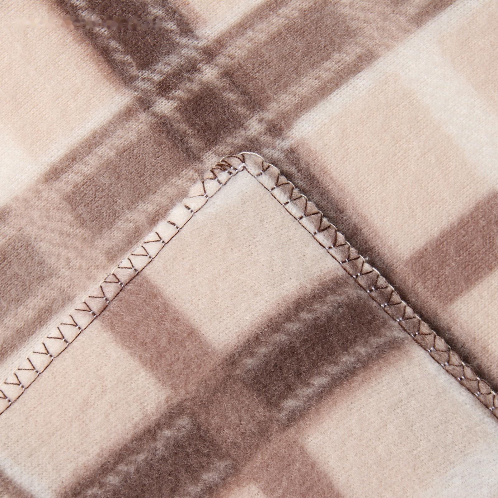 Плед Sherlock 140х200см, цвет бежевый, флис 180г/м пэ