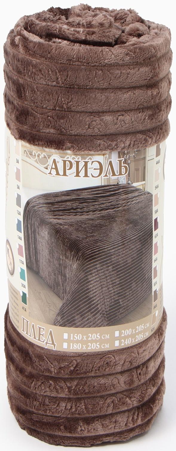 Плед Ариэль арт.84А 200х205см, велсофт 250г/м, пэ100%