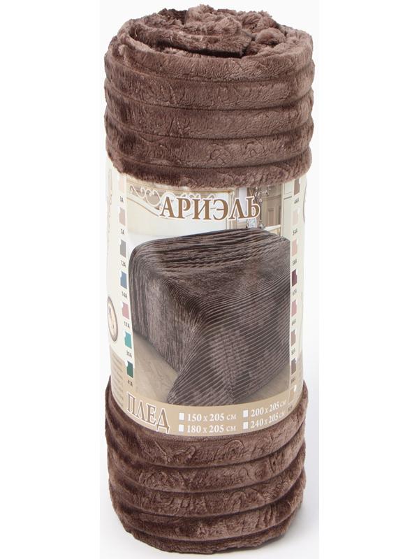 Плед Ариэль арт.84А 200х205см, велсофт 250г/м, пэ100%