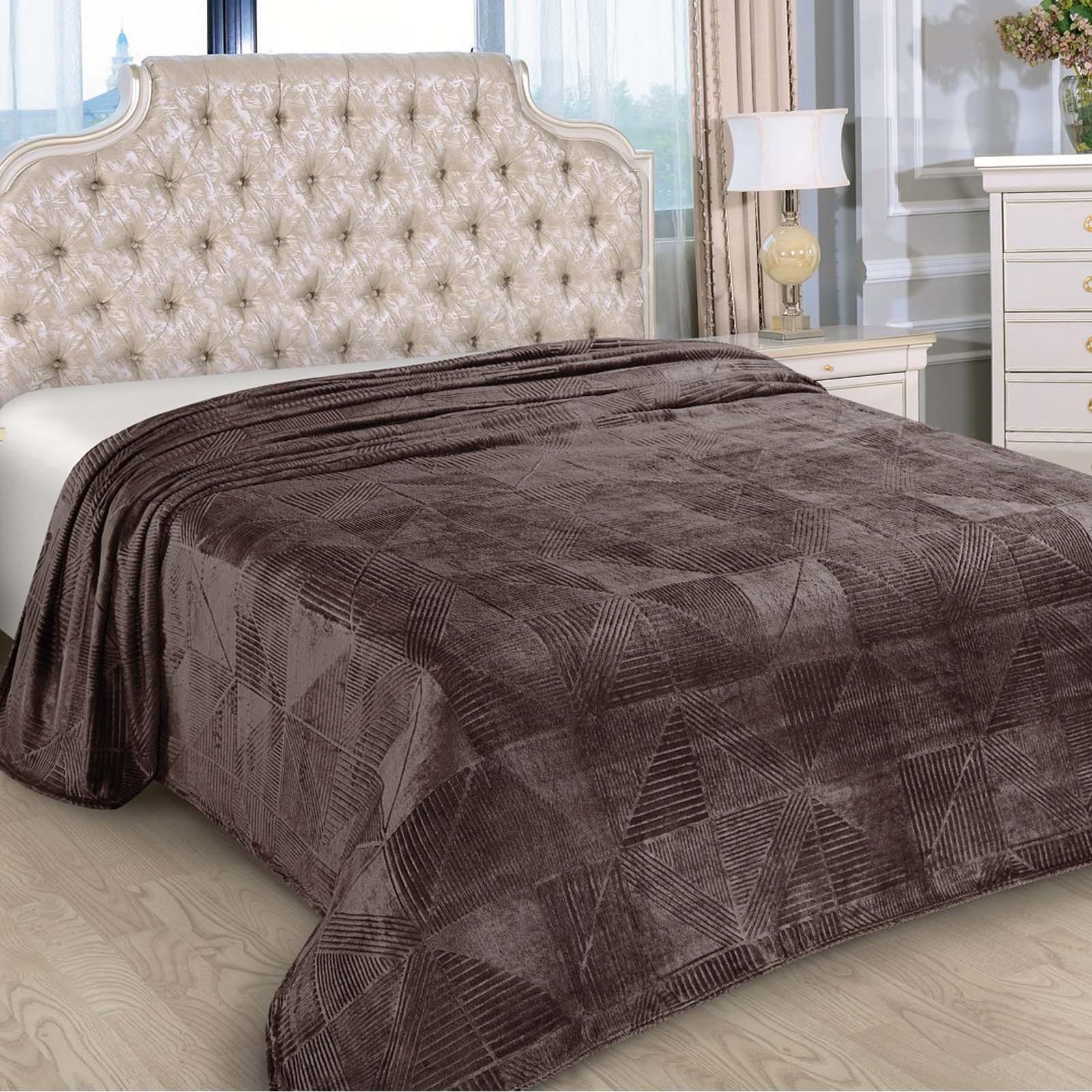 Плед Домино 200х205см, велсофт 250г/м, пэ100%