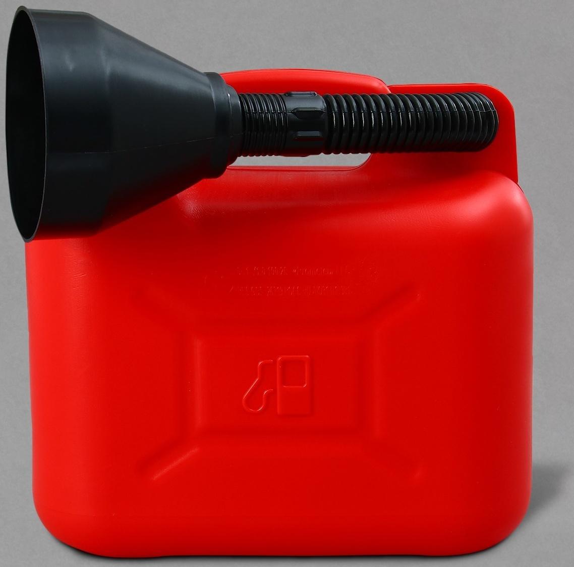 Канистра ГСМ «Звезда», 10 л, с воронкой, красная