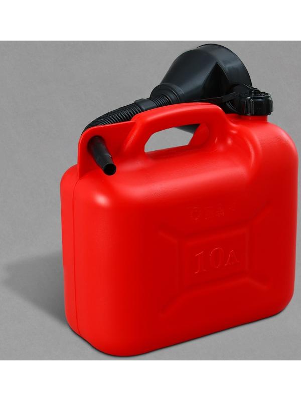 Канистра ГСМ «Звезда», 10 л, с воронкой, красная