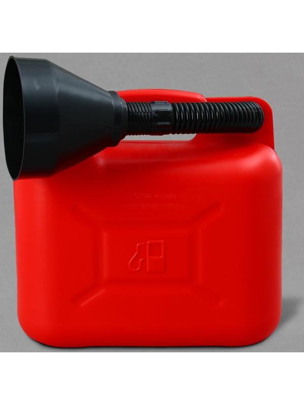Канистра ГСМ «Звезда», 10 л, с воронкой, красная