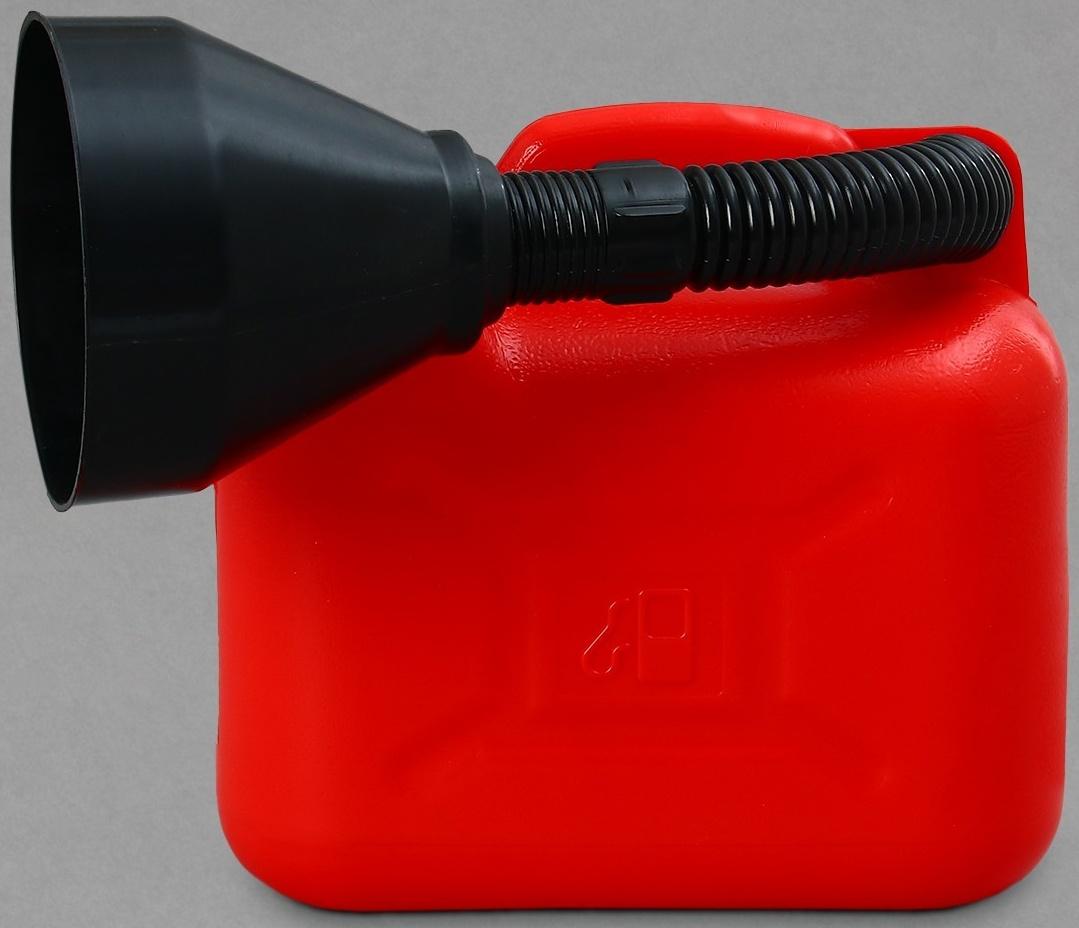 Канистра ГСМ «Звезда», 5 л, с воронкой, красная