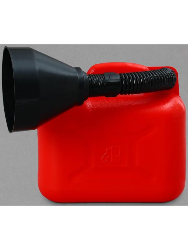 Канистра ГСМ «Звезда», 5 л, с воронкой, красная