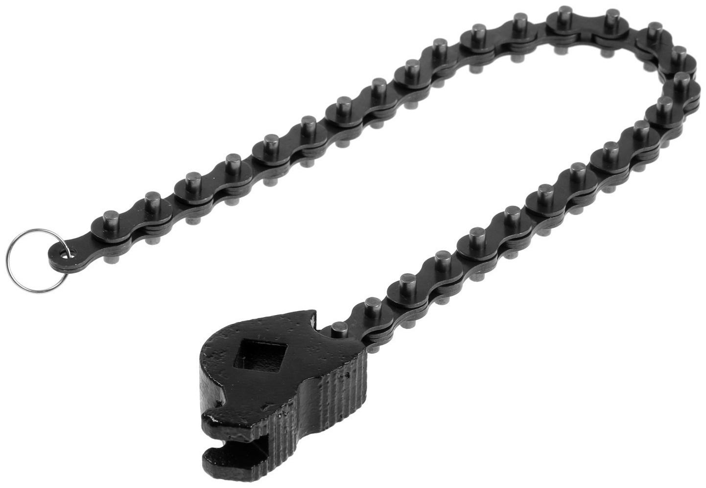 Съемник масляного фильтра ТУНДРА, цепной, под квадрат 1/2