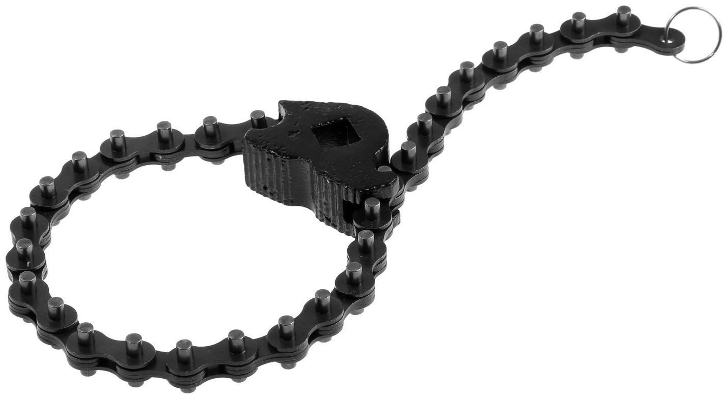 Съемник масляного фильтра ТУНДРА, цепной, под квадрат 1/2