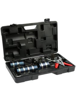 Набор для установки поршней ТУНДРА, оправки 53-175 мм, клещи для установки колец и очистки