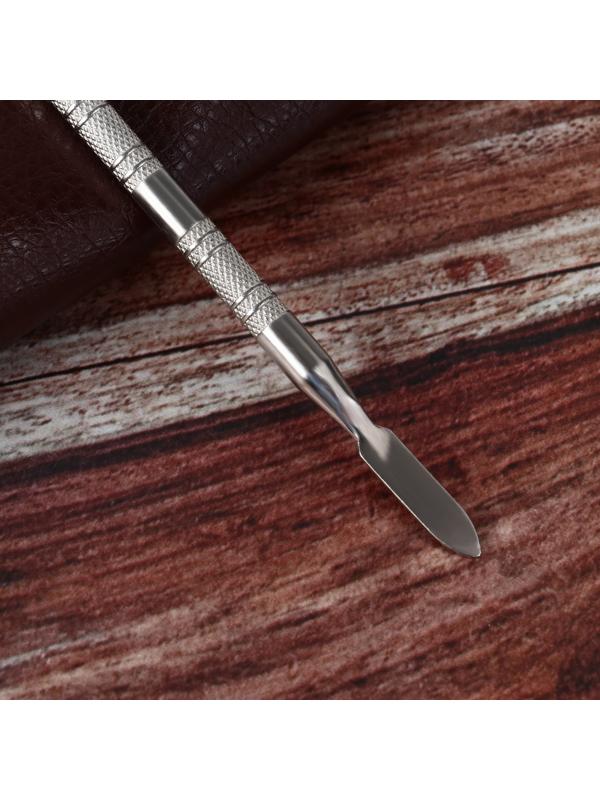 Ручка-аппликатор для кожи, 14,5 см, цвет серебряный/золотой