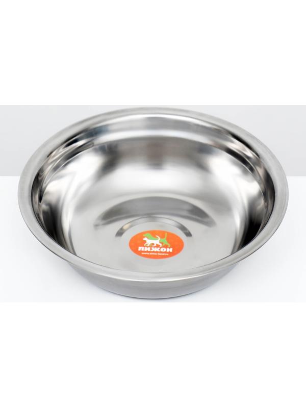 Миска металлическая эконом, 0,5 л, 17 х 5 см