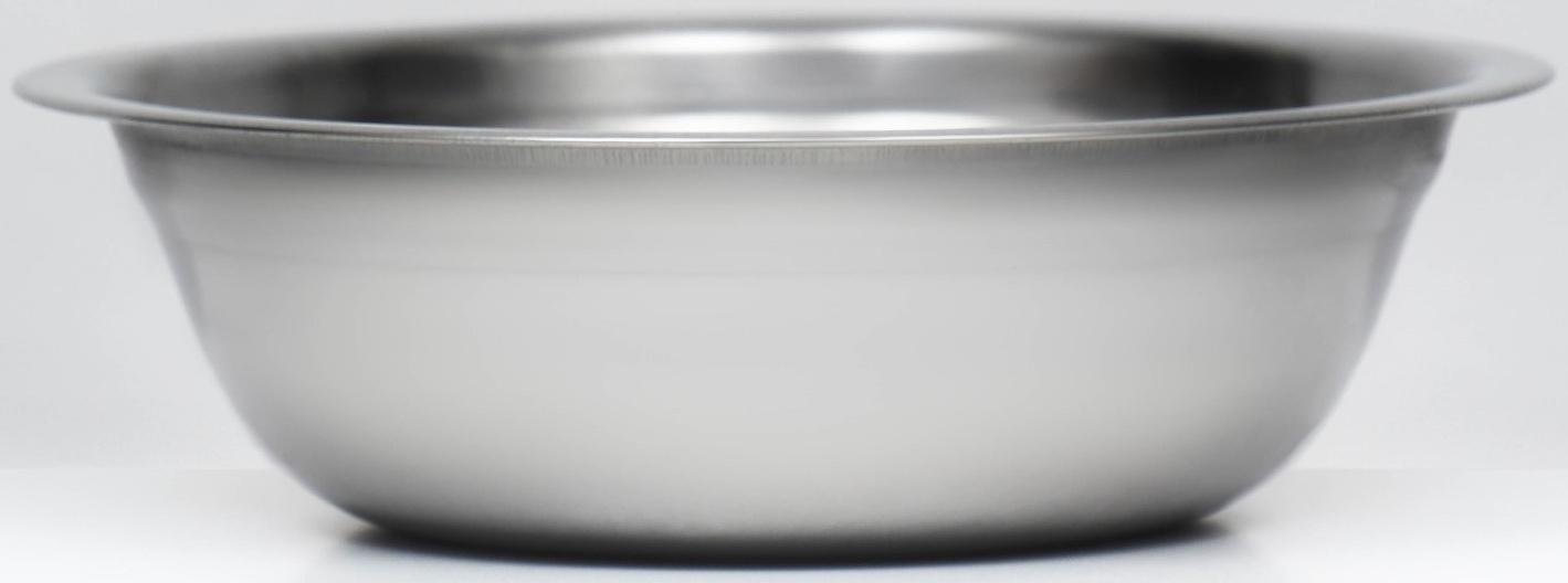 Миска металлическая эконом, 0,85 л, 21 х 6 см