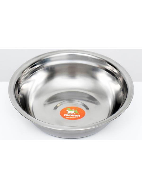 Миска металлическая эконом, 0,85 л, 21 х 6 см