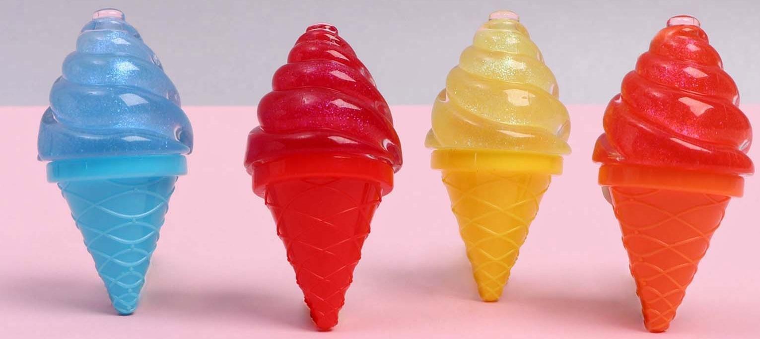 Блеск для губ «Мороженое», МИКС ароматов