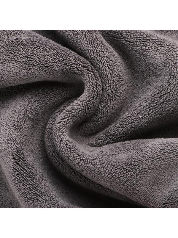 Тряпка для автомобиля CARTAGE, микрофибра, 800 г/м², 30×40 cм, желто-серая