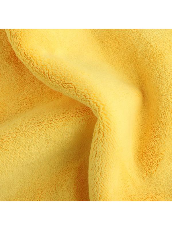 Тряпка для автомобиля CARTAGE, микрофибра, 800 г/м², 30×40 cм, желто-серая