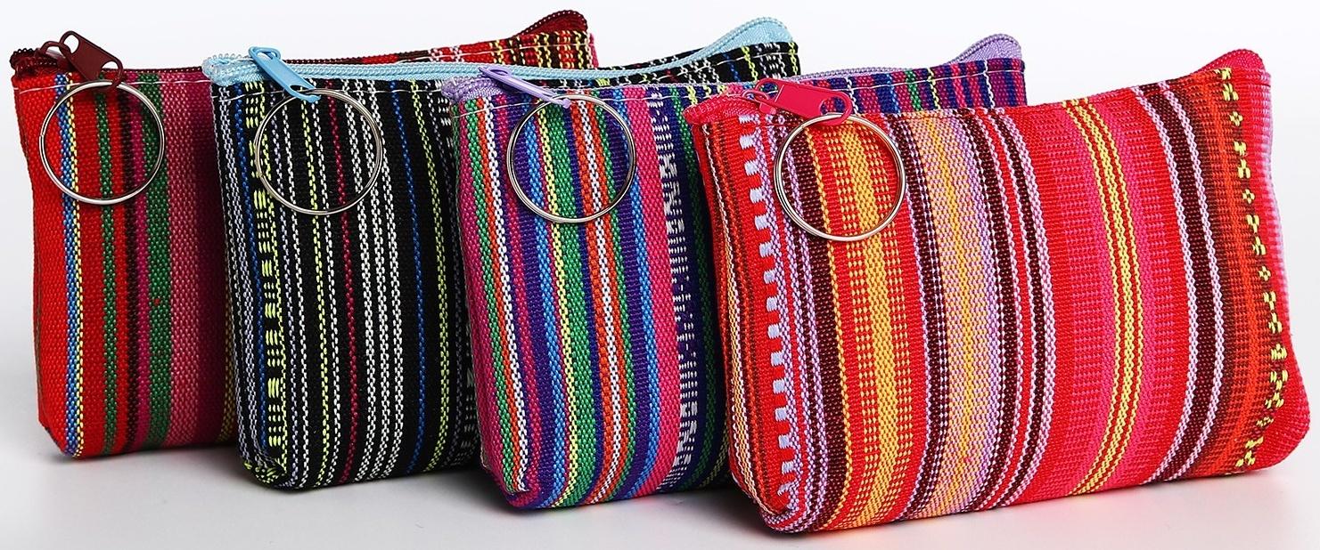 Кошелёк на молнии, цвет МИКС