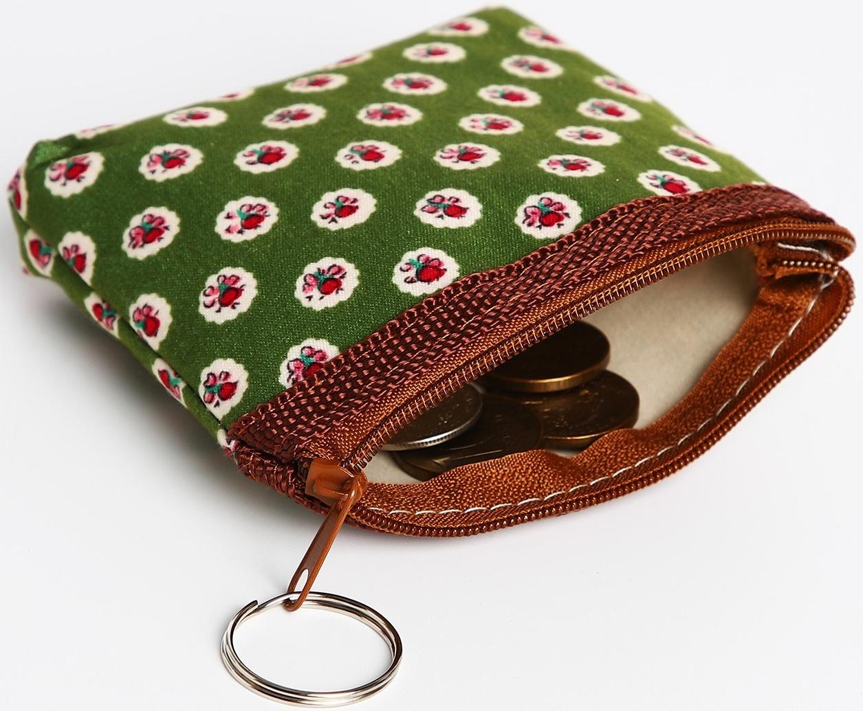 Кошелёк на молнии, цвет МИКС