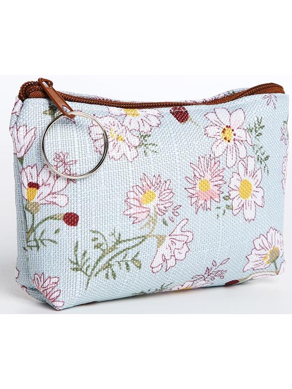 Кошелёк на молнии, цвет МИКС