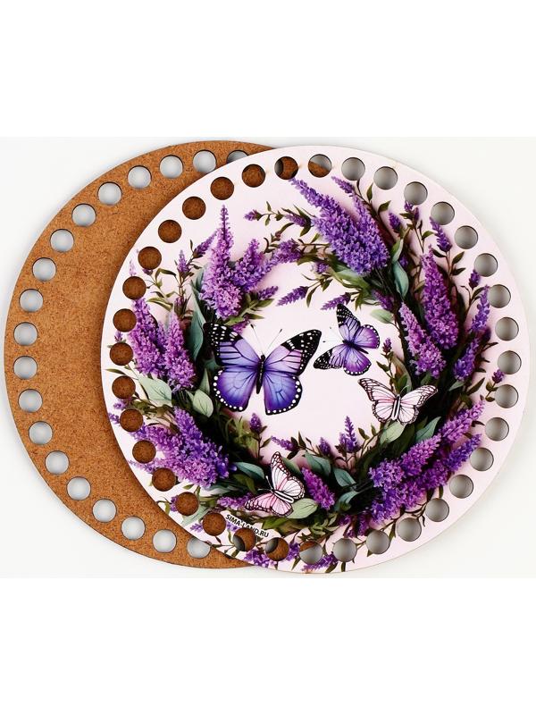 Донышки для вязания 2 в 1 «Весенняя нежность», круг 15 см, хдф 3 мм