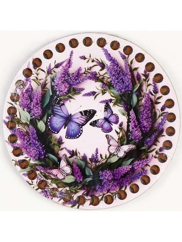 Донышки для вязания 2 в 1 «Весенняя нежность», круг 15 см, хдф 3 мм