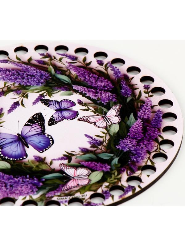 Донышки для вязания 2 в 1 «Весенняя нежность», круг 15 см, хдф 3 мм