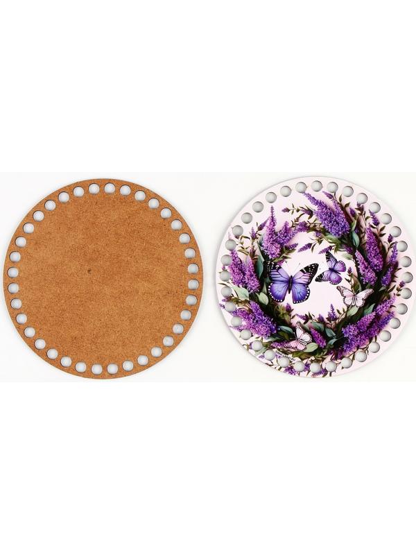 Донышки для вязания 2 в 1 «Весенняя нежность», круг 15 см, хдф 3 мм