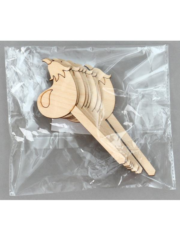 Таблички садовые для маркировки, 12 см, набор 8 шт., дерево, «Баклажан», Greengo