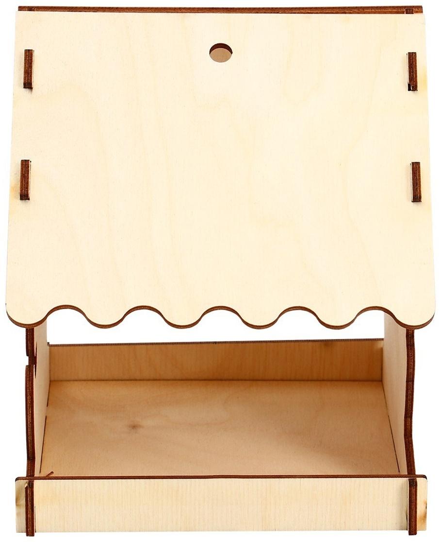 Кормушка из дерева своими руками «Новогодний дракон», 14.5 × 14.5 × 17.5 см, Greengo