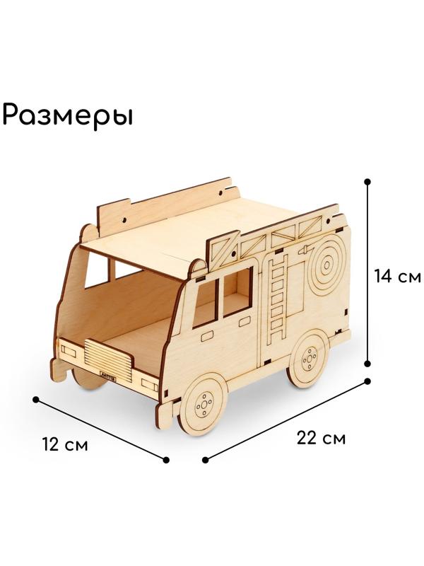 Пожарная поделка для деток: машина из фетра и остальные идеи