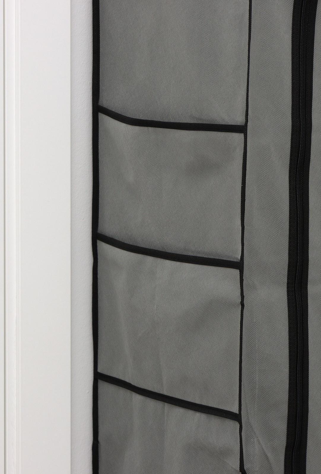 Обувница, 9 ярусов, 60×30×155 см, цвет серый