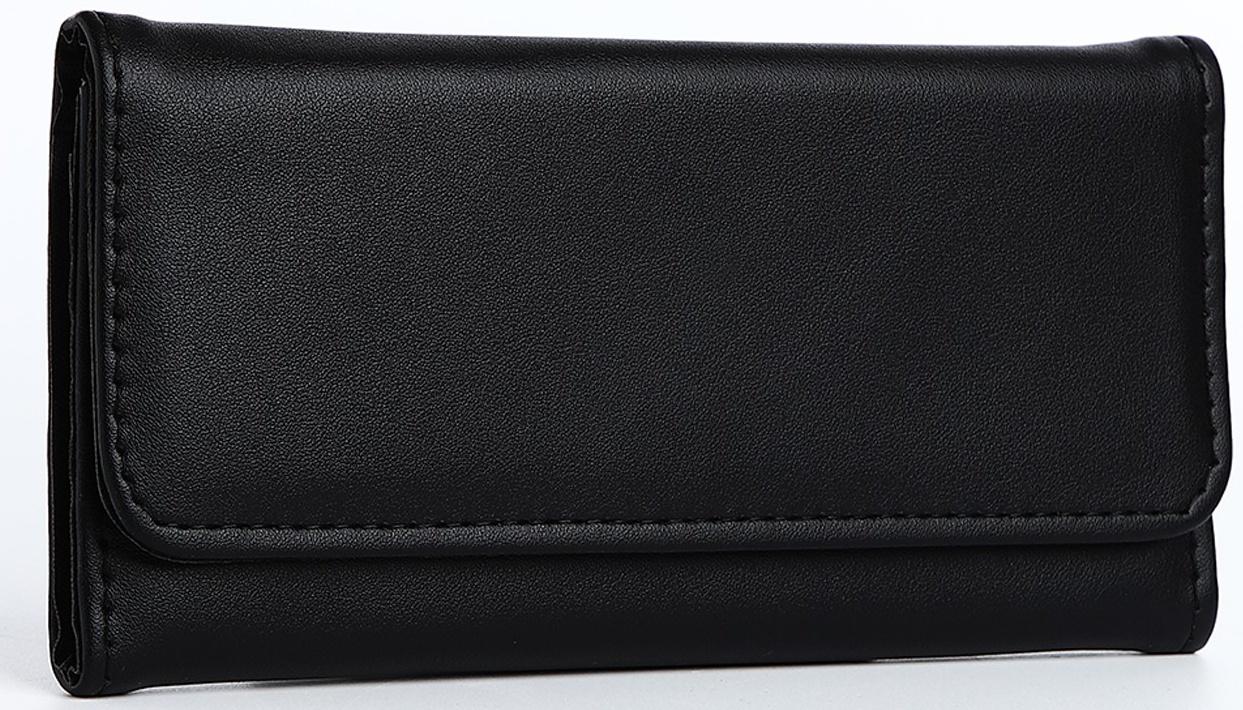 Кошелёк на магните, цвет чёрный