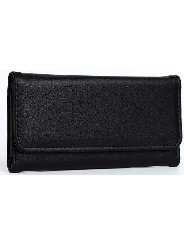 Кошелёк на магните, цвет чёрный