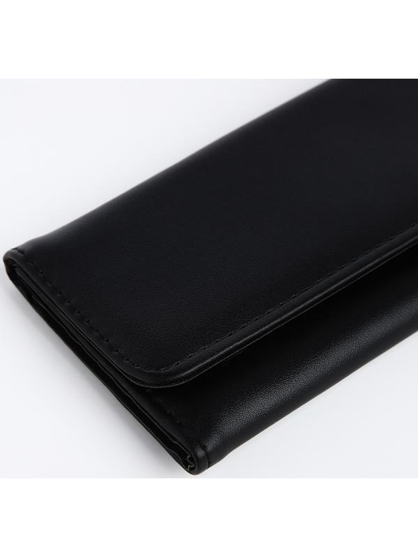 Кошелёк на магните, цвет чёрный