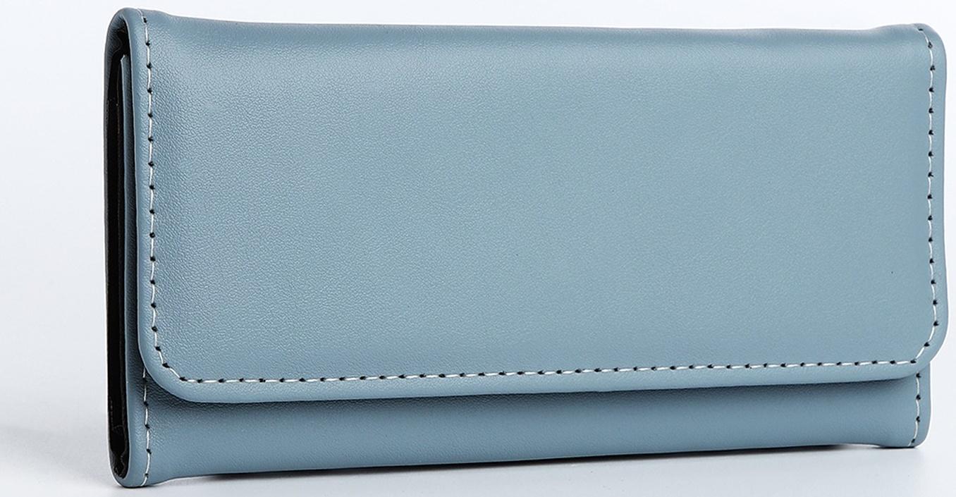 Кошелёк на магните, цвет голубой