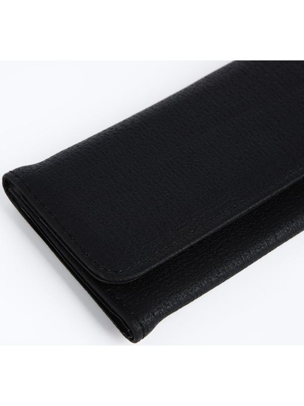 Кошелёк на магните, цвет чёрный