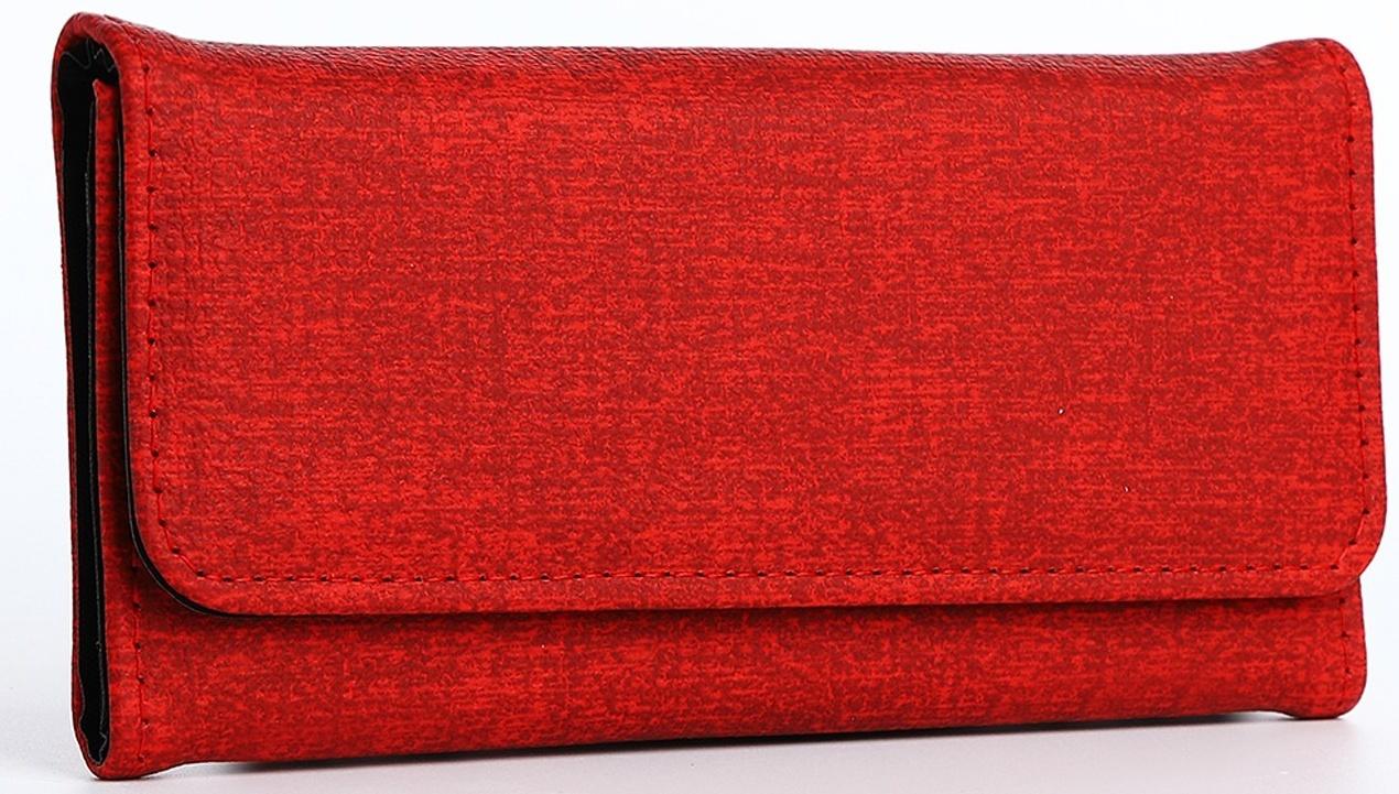 Кошелёк на магните, цвет красный