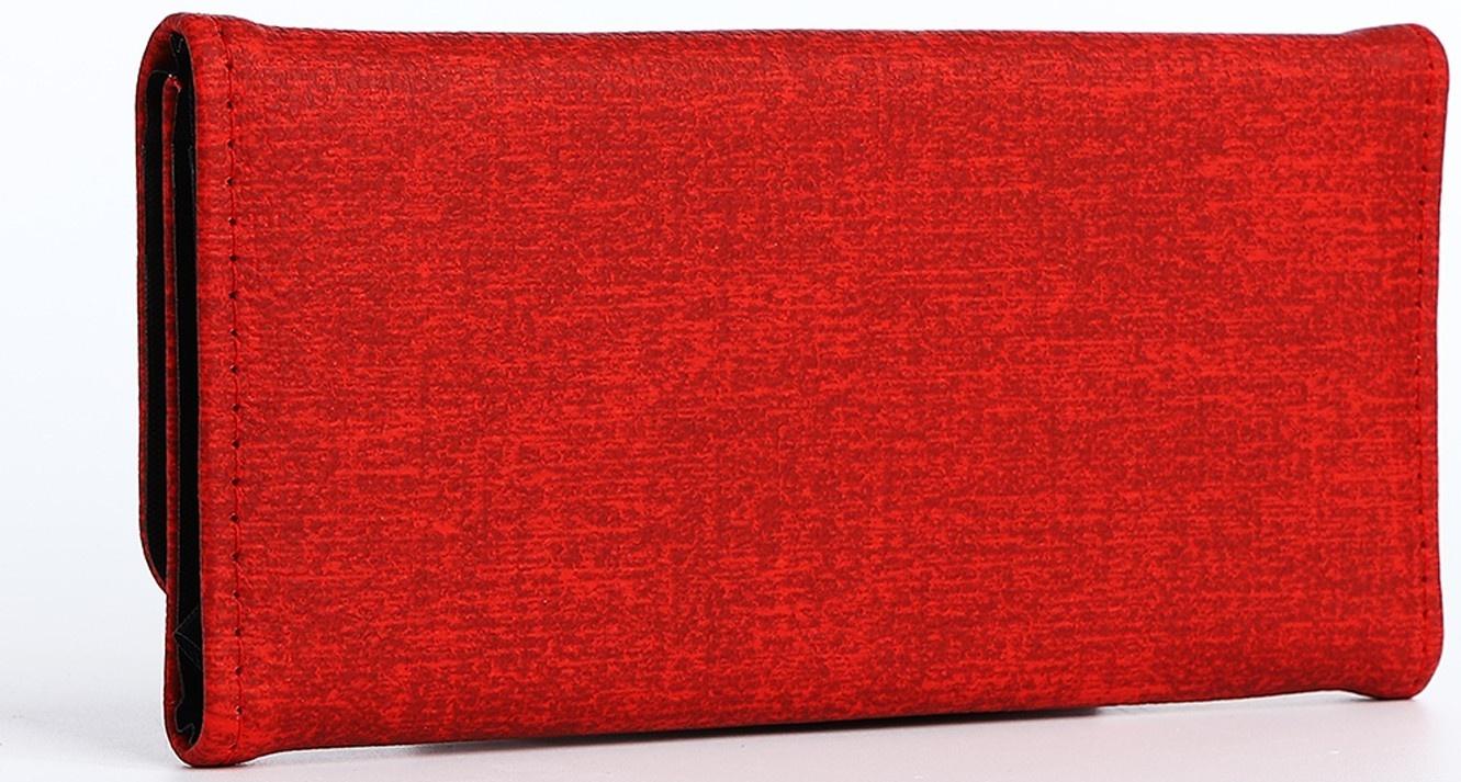 Кошелёк на магните, цвет красный